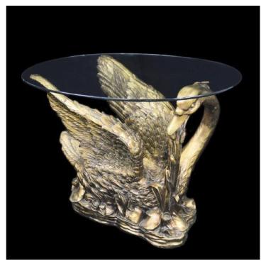 Imagem de Mesa de Centro Decorativa Cisne Alta Decoração - LUXdécor
