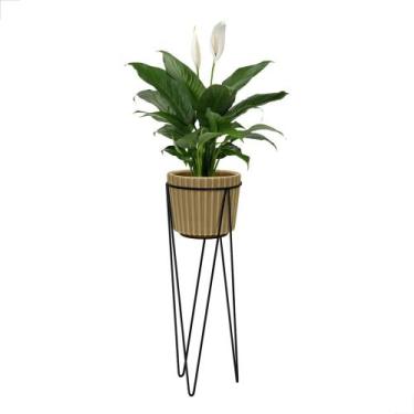 Imagem de kit 2 suporte vaso triple para vaso de plantas - oficina da solda