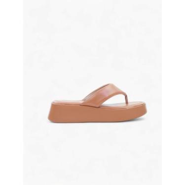 Imagem de Sandália Chinelo Plataforma - Terra - DAFLON, 37