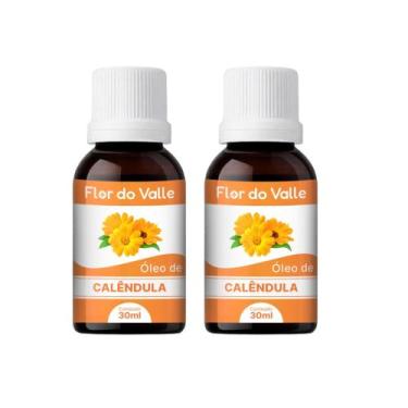 Imagem de Óleo Vegetal De Calêndula 30ml Flor Do Valle - Essencial, 2 Unidades