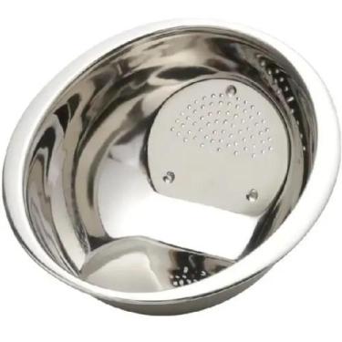 Imagem de Escorredor para arroz lyor prime 25cm inox 2223, INOX, UN