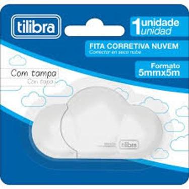 Imagem de Corretivo em fita nuvem - Tilibra, Azul