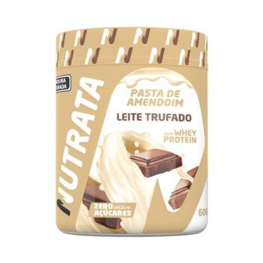 Imagem de Pasta de Amendoim - Com Whey Protein - 600g - Nutrata, Leite Trufado