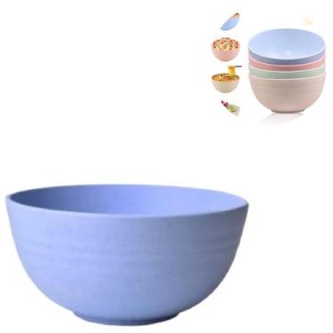 Imagem de Tigela Bowl de Bambu Ecológico Sobremesas Sorvetes 450ml - Kehome, Azu