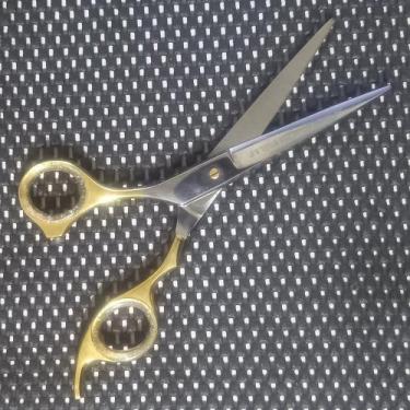 Imagem de Kit de Tesoura Rana 6.5" para Canhoto - Corte + Desfiadeira - Rana Coi