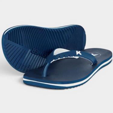 Imagem de Chinelo Kenner Red Pro Masculino - Marinho e Branco - 40, 40