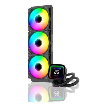 Imagem de Water Cooler Round5 Boreah Black ARGB 360mm Com Display