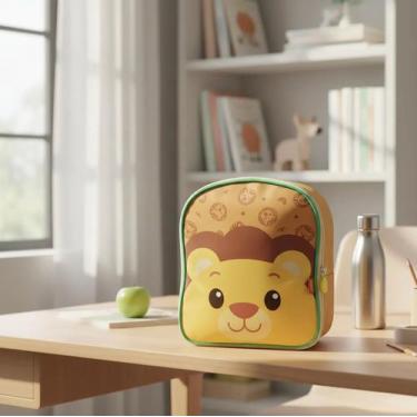 Imagem de Lancheira Térmica Animais Escolar Passeio Mochila Infantil - D Present