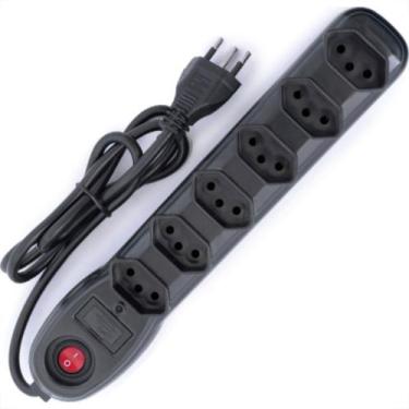 Imagem de Filtro Linha Megatron 6 Tom.Bivolt Preto