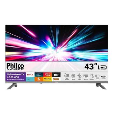 Imagem de Smart TV Philco P43CRA 43 Full HD Roku TV com HDR10, WiFi e Dolby Audi