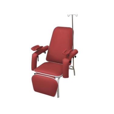 Imagem de Poltrona Hospitalar Coleta e Hemodiálise Com Suporte de Soro Standard 