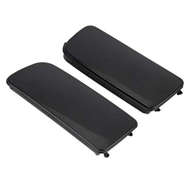 Imagem de KIMISS Capa de farol de neblina frontal de carro, moldura de lâmpada de neblina ABS adequada para E30 E36 E46 318 323 325 (#3)