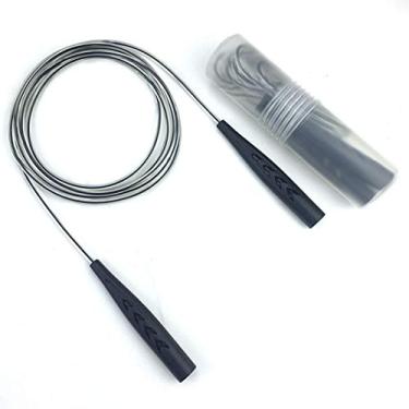 Imagem de LIANG Corda de pular com alça antiderrapante resistente ao desgaste e perda de peso com bolsa de armazenamento e balde para estudantes adultos