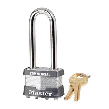 Imagem de Master Lock Cadeado de segurança 1LJ não rekeyable com manilha de 6 cm