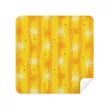 Imagem de Sun Sunshine Pintura à mão Rio Óculos de limpeza de tela tecido de camurça pacote com 2