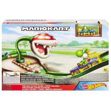 Imagem de Pista de Percurso e Veículo - Hot Wheels - Mario Kart - Nemesis Track - Mattel
