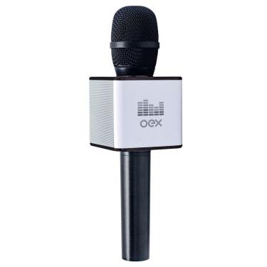 Imagem de Microfone Karaoke Voice Bluetooth Preto 6W MK100 Oex