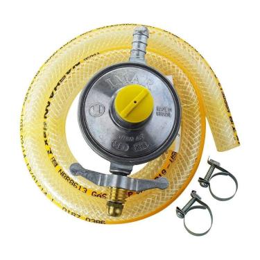 Imagem de Regulador para Gás Imar 2000/02 Grande 2Kg/H com Mangueira 80cm