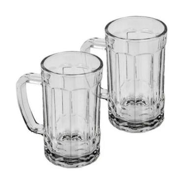Imagem de Caneca De Cerveja Munique 2 Peças Em Vidro 360Ml