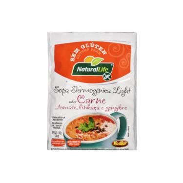 Imagem de Kit com 12 Sopas Termogênica Light Sabor Carne Sem Glúten Natural Life…