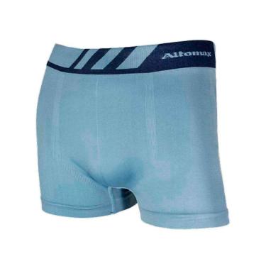 Imagem de Cueca Boxer Masculina Básica Microfibra Azul