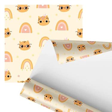 Imagem de Papel De Parede Adesivo Gatinhos Arco-íris Colorido 2,80m