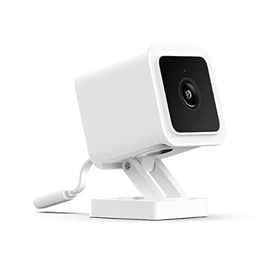 Imagem de WYZE Cam V3 com visão noturna colorida, câmera de vídeo interna/externa HD 1080P com fio, áudio bidirecional, funciona com Alexa, Google Assistant e ifttt 1 contagem (pacote de 1) Branco