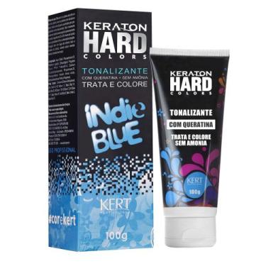 Imagem de Kert Keraton Hard Colors Tonalizante Cor Índie Blue - 100G