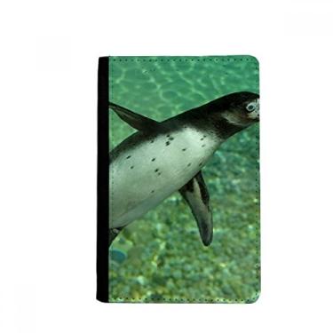 Imagem de Porta-passaporte Water Southern Penguin Science Nature Picture Notebook Burse Carteira Capa Cartão, Multicolor