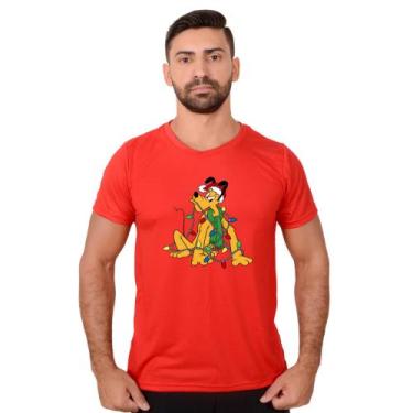 Imagem de Camiseta Masculino Mickey Pluto Natal Estampado Várias Cores - Mtc