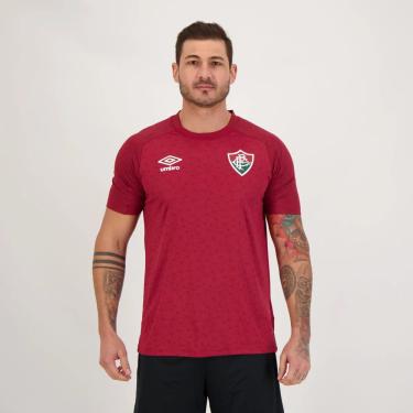 Imagem de Camisa Fluminense 22/23 Aquecimento Umbro Masculina - Grená