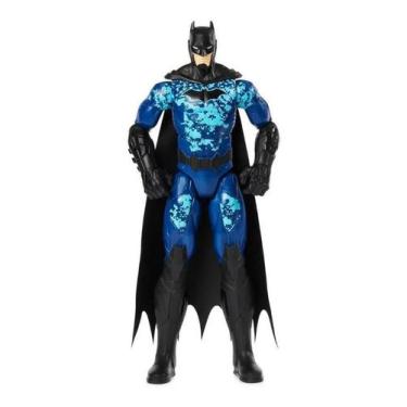 Imagem de Boneco Batman Traje Azul Camuflado Articulado 30cm Sunny