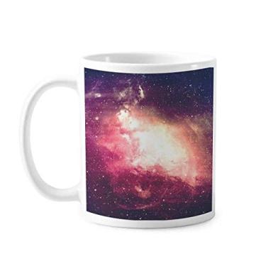 Imagem de Linda caneca estética rosa Nebulosa Golden Planet cerâmica café porcelana louça