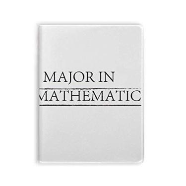 Imagem de Diário de capa macia com citação I Major In Mathematics