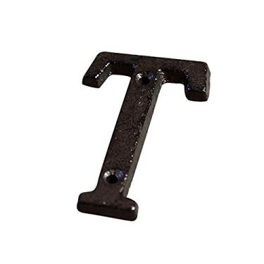 Imagem de Número de placa de casa flutuante 3D de 7,6 cm, letra do alfabeto de metal número A a Z, placa personalizada de 0 a 9 para placa de porta personalizada caixa de correio de rua, metal de ferro fundido, montagem de parafuso, antiferrugem