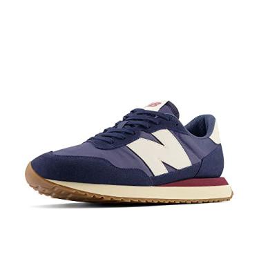 Imagem de New Balance Tênis masculino 237 V1 Classic, Azul-marinho/vintage índigo/rolê, 4
