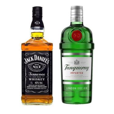 Imagem de Whisky Jack Daniel's Old No.7 1L + Gin Tanqueray Dry 750ml