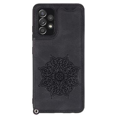 Imagem de Capa traseira magnética para Samsung A52 S A32 5G para Samsung Galaxy A53 3D para Galaxy A52s A 72 33 12 13 04s A23, preto, para Samsung A04