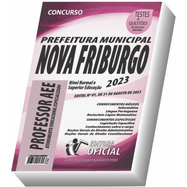 Imagem de Apostila Prefeitura de Nova Friburgo - RJ - Professor AEE - Atendimento Educacional Especializado