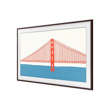 Imagem de Moldura para Smart TV 65'' The Frame 2021 cor marrom