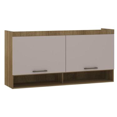 Imagem de Modulo Ponte Casal Eucamoveis 2 Portas Basculante Avela/cinammon