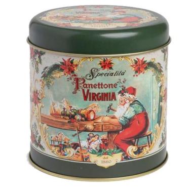 Imagem de Panettone Tradicional virginia Lata Verde 1kg