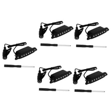 Imagem de ibasenice 5 Peças Captadores De Guitarra Acessório De Guitarra Folk Captador Modificado Captador De Guitarra Elétrica Captador De Fornecimento De Guitarra Para Guitarra Buraco De Som