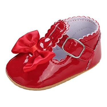 Imagem de Sandálias infantis para meninos tamanho 8 planas simples para 324 m andadores sandálias para meninas sapatos de verão meninos criança chinelo, Vermelho - A, 6-12 Months Infant