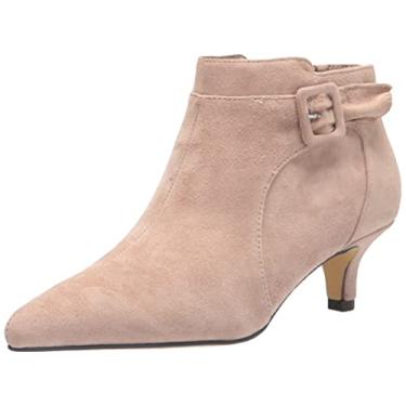 Imagem de Bella Vita Bota feminina Bindi Fashion Boot, Couro de camurça amêndoa, 8.5 Narrow