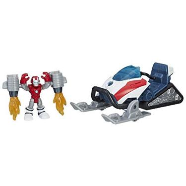 Imagem de Playskool Heroes Marvel Super Hero Aventuras Homem de Ferro Arc-Tech Snowjumper