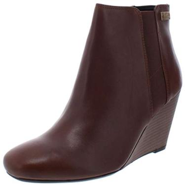 Imagem de Kenneth Cole New York Bota de cano curto feminina Marcy, Marrom médio, 8