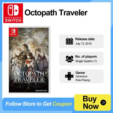 Imagem de Octopath Traveler jogos Nintendo Switch Game Deals 100% Oficial Original Física Game Card RPG Gênero