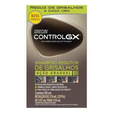 Imagem de Shampoo Reduz Grisalhos Gradualmente Grecin Control Gx 118ml