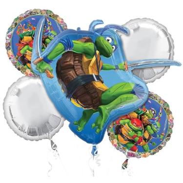 Imagem de Anagram Teenage Mutant Ninja Turtle Foil Balloon Bouquet